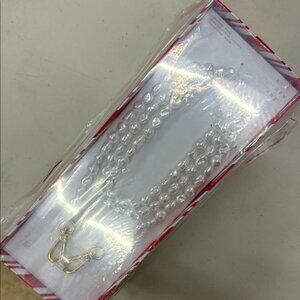 A New Day faux Pearl beaded and gold Long Crossbody Strap for phone or bag